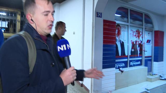 Sukob demonstranata i provokatora