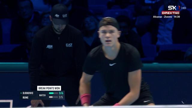 Novak ljutito polomio dva reketa